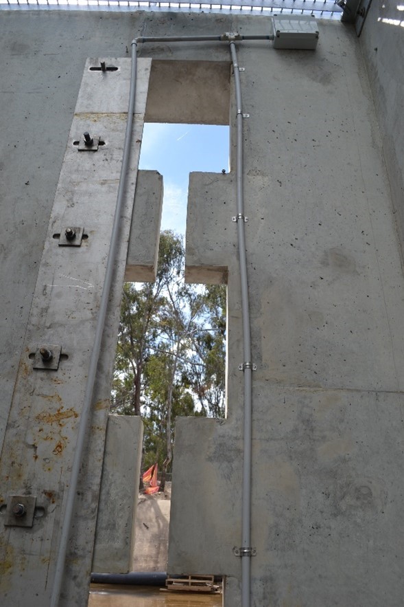 keyhole slot design in a vertical slot fishway (Yallakool Creek, New South Wales) Photo by Ivor Stuart