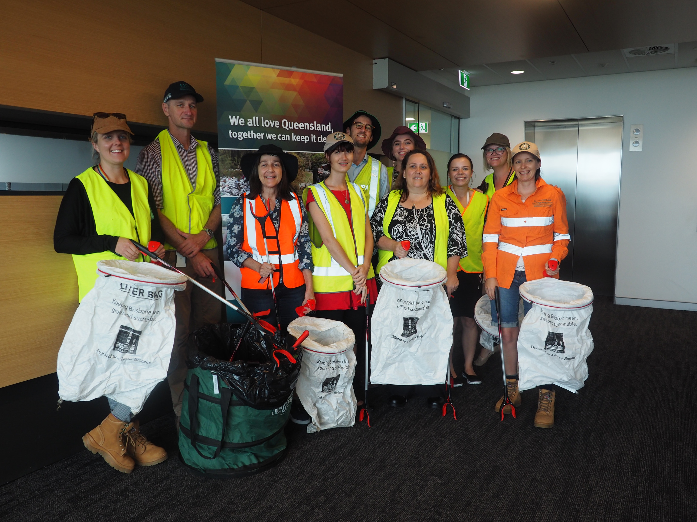 Volunteer team Photo by Queensland Government